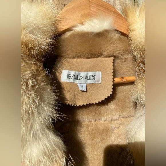 Shearling Lined Coat with Fur Trim - Picture 6 of 13